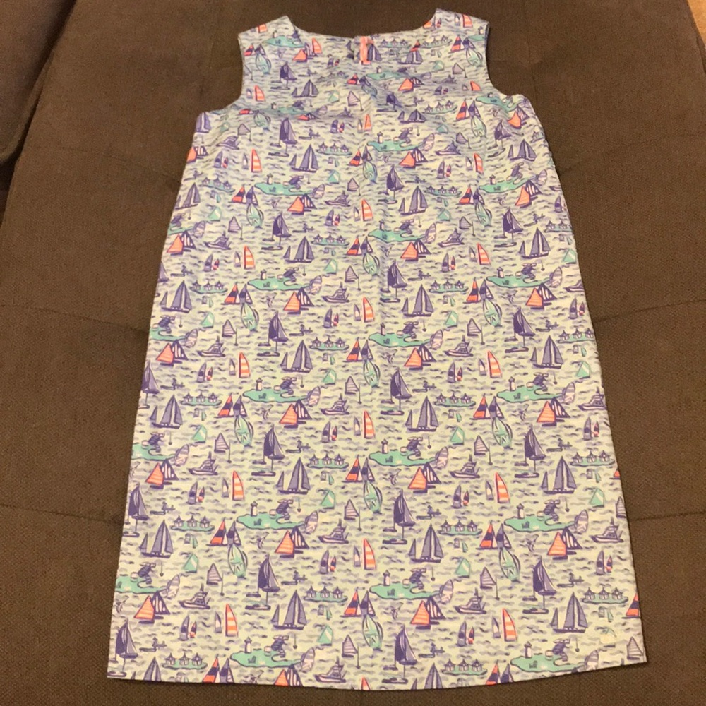Vineyard Vines Sailing Diamond Back Dress Girls 12